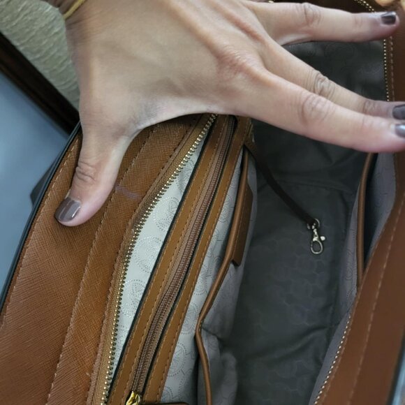 Michael Kors Brown Satchel Bag - Picture 4 of 8